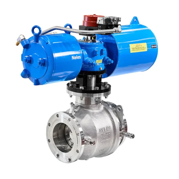 Valmet Neles™ soft seated trunnion ball valve, series 6D
