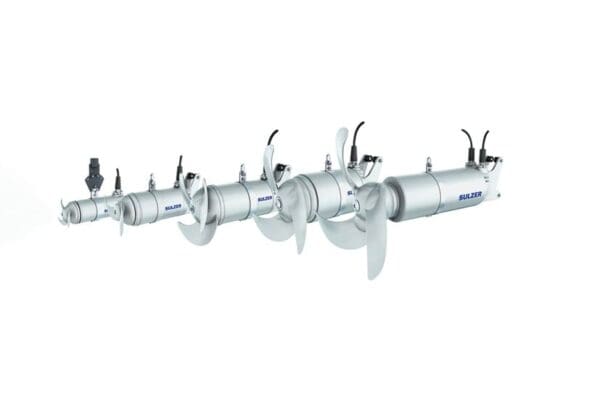 Sulzer Submersible mixer XRW 210 to 900 for wastewater mixing
